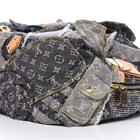 patchwork denim bowly louis vuitton|LOUIS VUITTON Denim Patchwork Bowly Black .